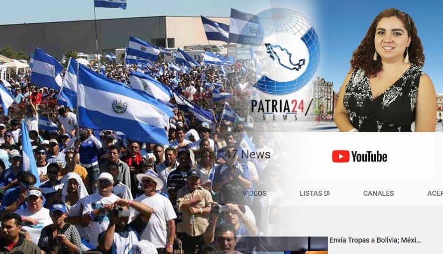 Salvadoreños se organizan para solicitar el cierre del canal de la YouTuber mexicana