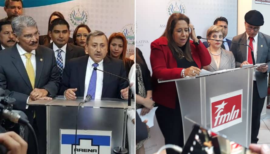 ARENA y FMLN buscan postergar elecciones 2021 hasta el 2024 ante emergencia de COVID-19