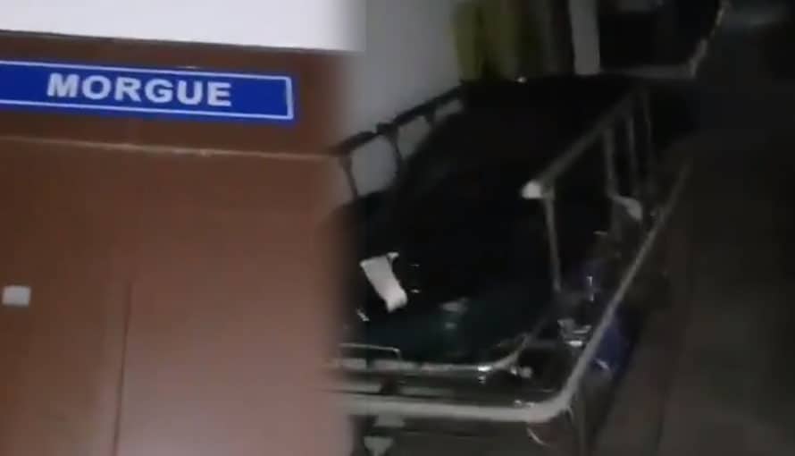 Alarmante vídeo de morgue colapsada en el Hospital Zacamil