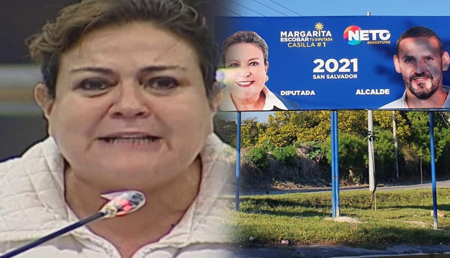 Margarita Escobar entre lagrimas exige el reinstalo inmediato de su valla publicitaria