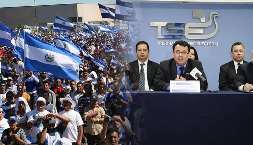 Salvadoreños se organizan para exigir que el TSE sea renovado en su totalidad
