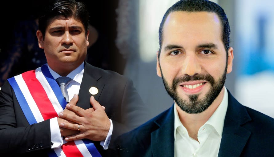 Presidente de Costa Rica elogia al Gobierno de Bukele por ser un aliado incondicional en Centroamérica