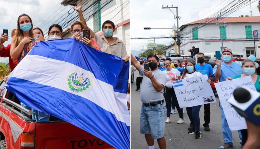Hondureños reciben con euforia la donación de vacunas anti-COVID-19 por parte del Presidente Bukele