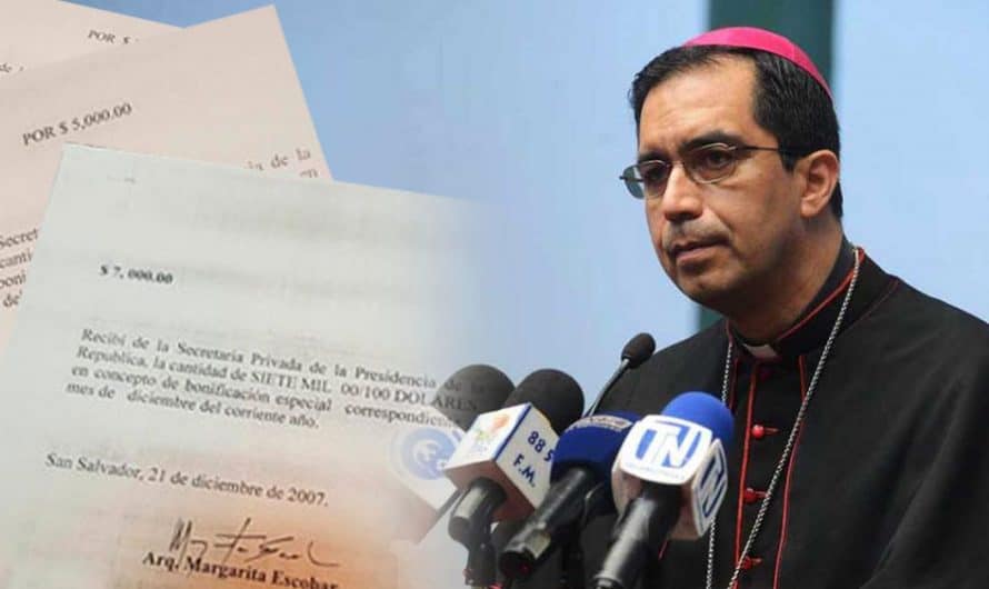 Iglesia Católica en El Salvador asegura que el tema de sobresueldos no debe quedar en la impunidad