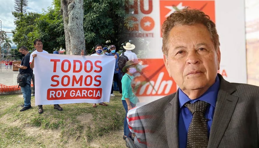 Opositores del FMLN muestran su respaldo al “perseguido político de Bukele” Roy García