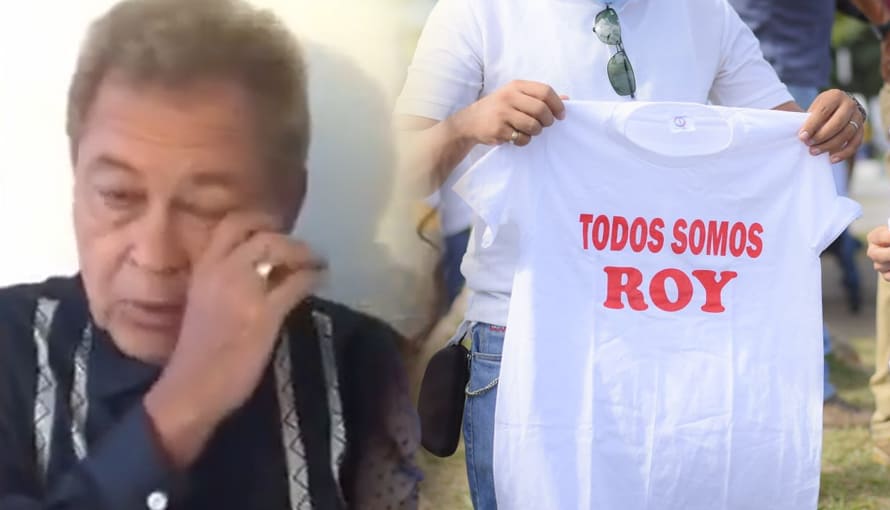 VIDEO: Roy García rompe en llanto por no poder entregar los libros de inscripción de su partido al TSE