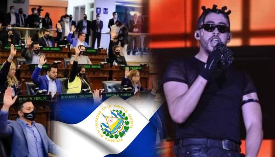 Salvadoreños piden a diputados suspender el concierto de Bad Bunny
