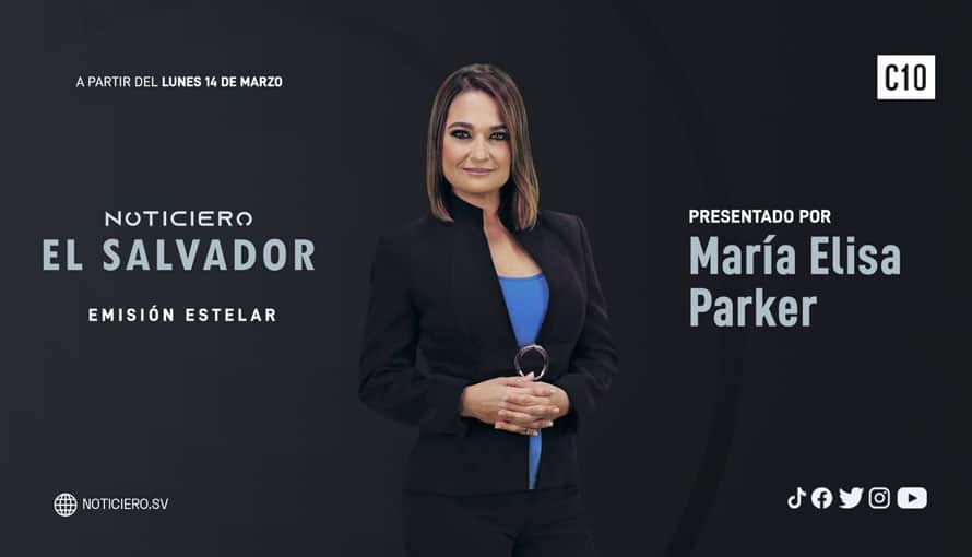 María Elisa Parker ya no será parte de Noticiero El Salvador