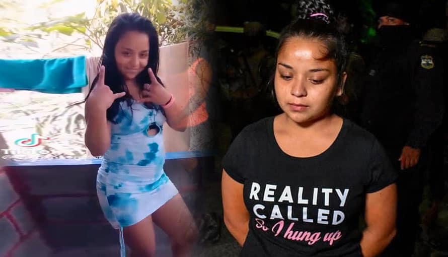 Jovencita tiktoker que rifaba la mara en sus vídeos fue capturada por la PNC