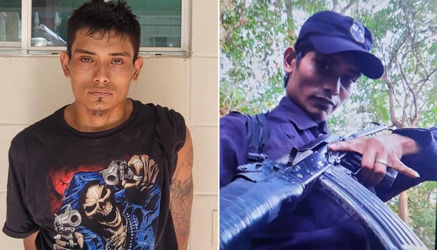 Autoridades capturan a peligroso pandillero que vestía de policía en La Libertad