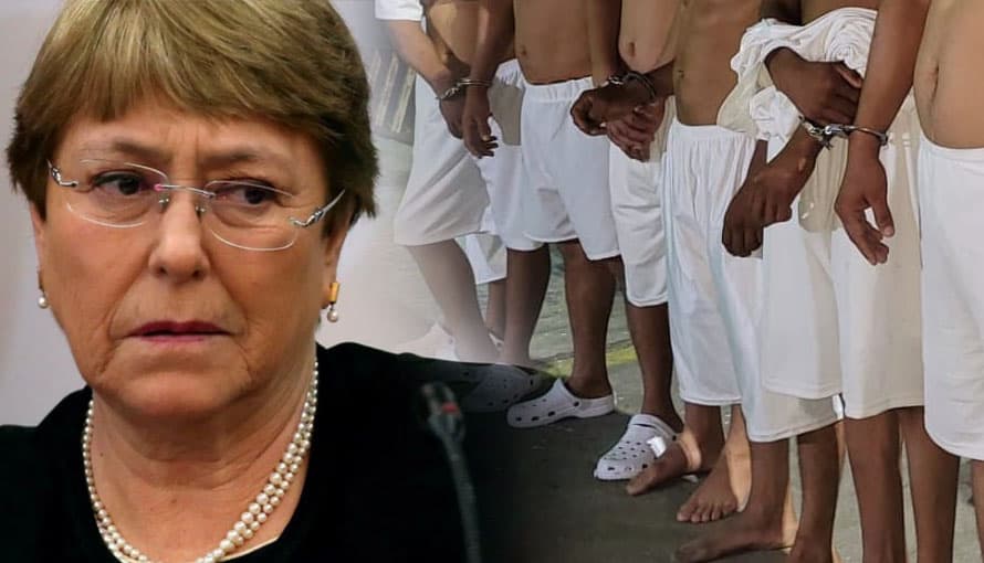 Michelle Bachelet afirma estar preocupada por los 30 mil pandilleros capturados en El Salvador