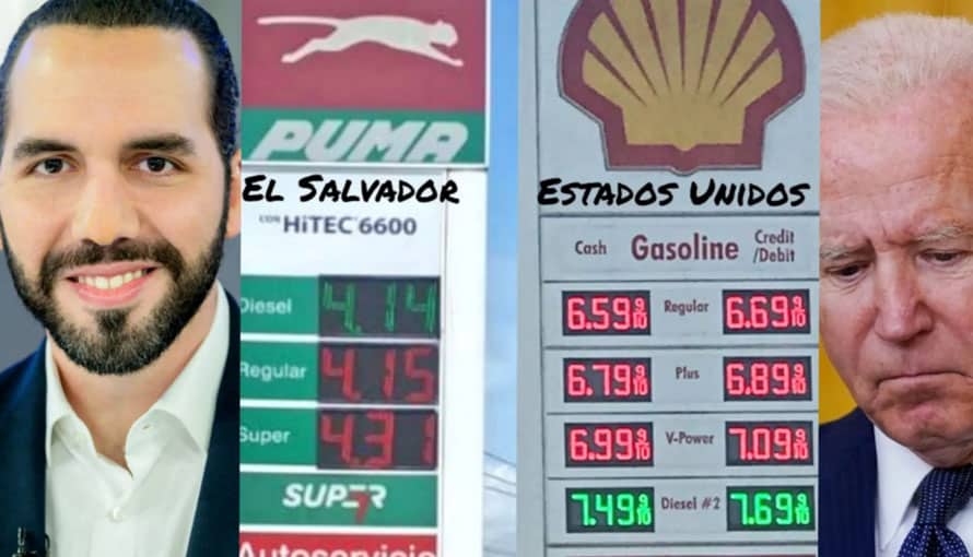 Mientras en EE. UU. los precios de la gasolina están por las nubes El Salvador sigue con bajos costos