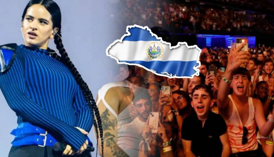 La Rosalía expresó su amor por El Salvador en un concierto en Bogotá