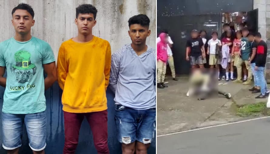 Capturan a pandilleros que propinaron una golpiza a un estudiante en Usulután y el vídeo se hizo viral