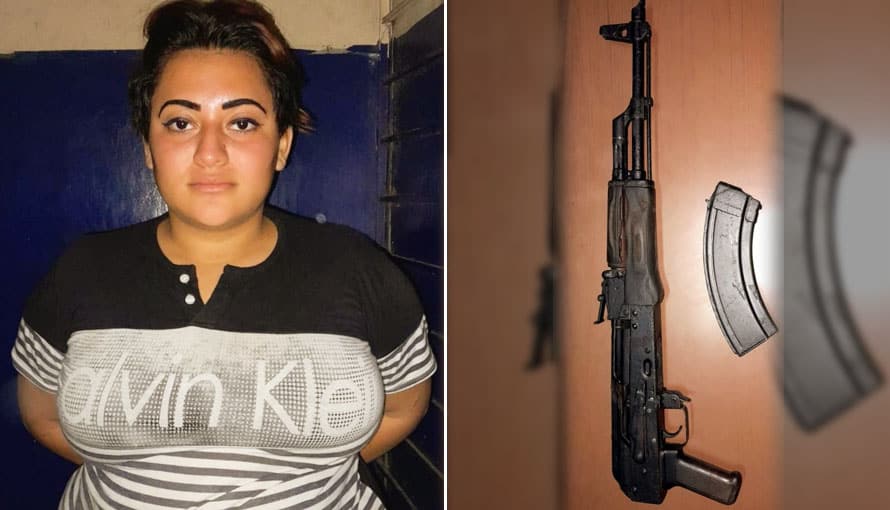PNC detiene a mujer guatemalteca con un AK-47 escondido en frontera de Santa Ana