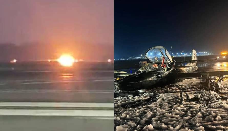 Aterrizaje de emergencia en el Aeropuerto Internacional Monseñor Romero: A-37 se incendia sin dejar víctimas