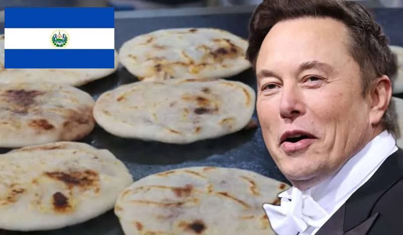 El Magnate Elon Musk, captado disfrutando de las pupusas salvadoreñas en Texas