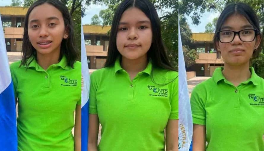 Estudiantes salvadoreñas alcanzan el éxito con tres medallas en las Olimpiadas Internacionales de Matemáticas